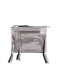 Pochette in pelle argento di McQ Alexander McQueen
