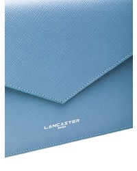 Pochette in pelle azzurra di Lancaster