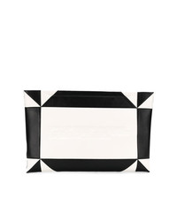 Pochette in pelle bianca e nera di Calvin Klein 205W39nyc