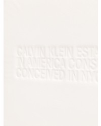 Pochette in pelle bianca e nera di Calvin Klein 205W39nyc