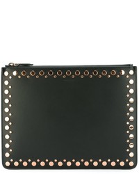 Pochette in pelle con borchie nera di Givenchy
