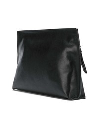 Pochette in pelle con borchie nera di Jimmy Choo