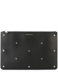 Pochette in pelle decorata nera di Givenchy