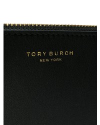 Pochette in pelle nera di Tory Burch