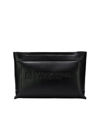 Pochette in pelle nera di Calvin Klein 205W39nyc