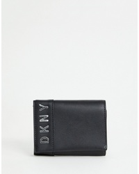 Pochette in pelle nera di DKNY