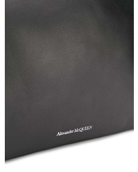 Pochette in pelle nera di Alexander McQueen