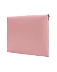 Pochette in pelle rosa di MM6 MAISON MARGIELA