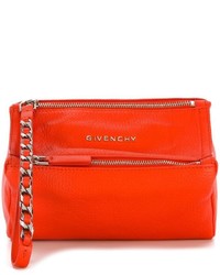 Pochette in pelle rossa di Givenchy