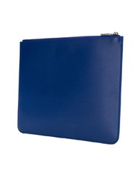 Pochette in pelle stampata blu di Givenchy