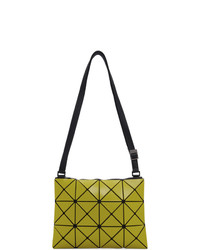 Pochette in pelle stampata lime di Bao Bao Issey Miyake