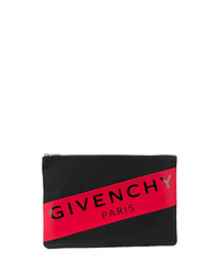 Pochette in pelle stampata nera di Givenchy