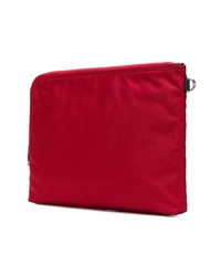 Pochette in pelle stampata rossa di Dolce & Gabbana