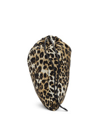 Pochette leopardata marrone chiaro di Miu Miu