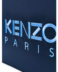 Pochette ricamata blu scuro di Kenzo