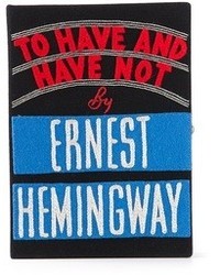 Pochette stampata nera di Ernest Hemingway