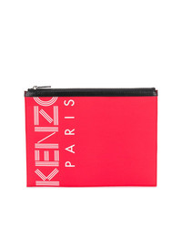 Pochette stampata rossa di Kenzo