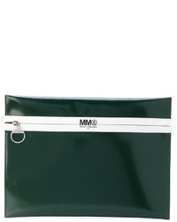 Pochette verde scuro di MM6 MAISON MARGIELA