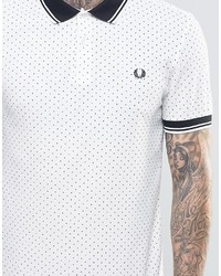 Polo a pois bianco di Fred Perry