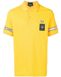 Polo giallo di Fred Perry X Art Comes First