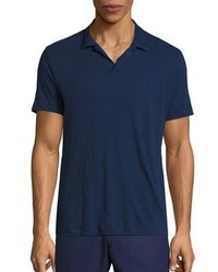 Polo in chambray blu scuro