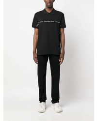 Polo nero di Calvin Klein Jeans