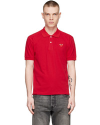 Polo rosso di Comme Des Garcons Play