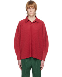 Polo rosso di Homme Plissé Issey Miyake