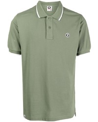 Polo verde oliva di AAPE BY A BATHING APE