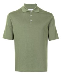 Polo verde oliva di Solid Homme