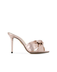 Sabot in pelle rosa di Charlotte Olympia
