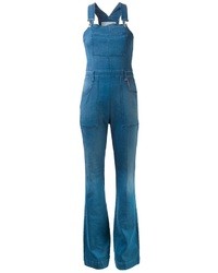Salopette di jeans blu di Stella McCartney