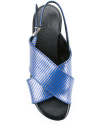 Sandali blu scuro di Robert Clergerie