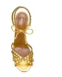 Sandali con stelle dorati di Aquazzura
