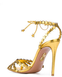 Sandali con stelle dorati di Aquazzura