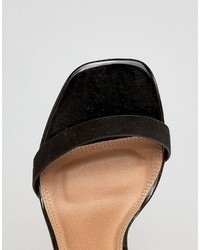 Sandali con tacco neri di Asos