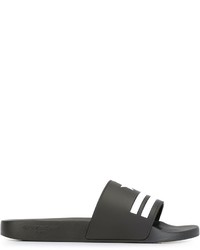 Sandali di gomma stampati neri di Givenchy