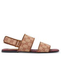Sandali di tela beige di Gucci