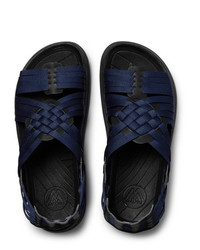 Sandali di tela blu scuro di Malibu