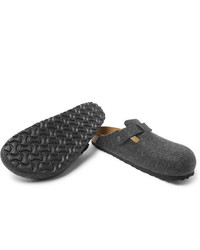 Sandali di tela grigio scuro di Birkenstock