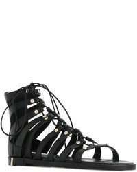 Sandali gladiatore neri di Jimmy Choo