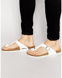 Sandali in pelle bianchi di Birkenstock
