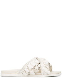 Sandali in pelle bianchi di Simone Rocha