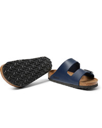 Sandali in pelle blu scuro di Birkenstock