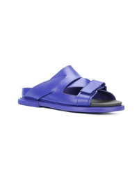 Sandali in pelle blu di Camper
