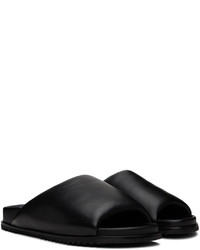 Sandali in pelle neri di Rick Owens