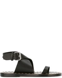 Sandali in pelle neri di Etoile Isabel Marant