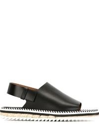 Sandali in pelle neri di Givenchy