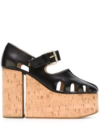 Sandali in pelle neri di Vivienne Westwood
