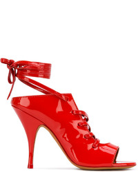 Sandali in pelle rossi di Givenchy